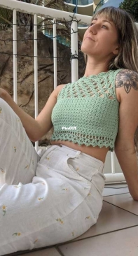 Hippy Daze - Alanna Miall - Gaia top
