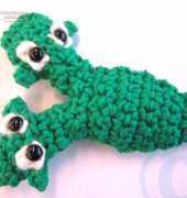 Planarians by ChromoCrochet