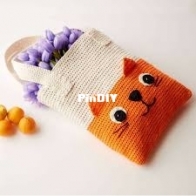 Yarnspirations - Kitty tote - Free
