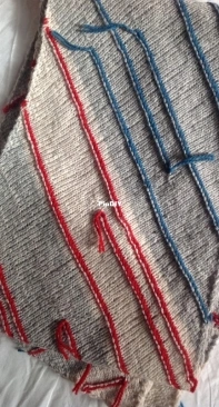 Broken lines Shawl by Ankestrick