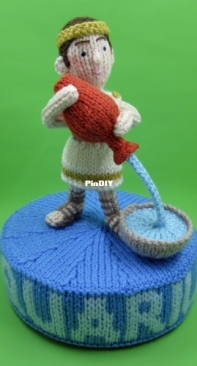 Alan Dart - Zodiac Mascots - Aquarius the Water Carrier