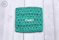 The Stitchin Mommy -  Amy Ramnarine - Cluster Stitch Washcloth
