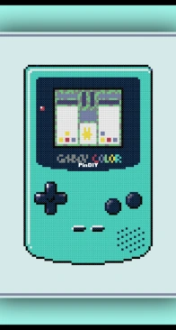 Cross Stitch Quest - Game Boy Color Teal - free