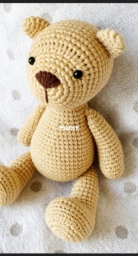 Ami Bunny Crochet - Oxana Slovineanu - Nico the Bear