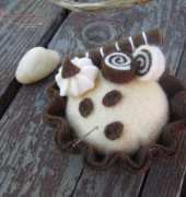 Felt ,Cupcake , My first job...