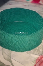 Basket for yarn and crochet stuff