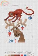 Aliolka Design - Reindeer and Monkey - Free