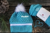 Leesas Knotty Corner - Leesa Nixon - Alpine Snowfall Beanie