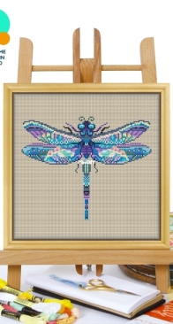 Awesome Pattern Studio - C113 - Mandala Dragonfly