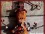 Aunt Mannys Creations -  Primitive Uncle Sam Snowman Ornie