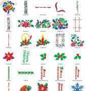 Janome Memory Card-1014 Christmas II - Machine Embroidery/ME