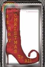 Grans Stitch Niche - Christmas Boot - Free