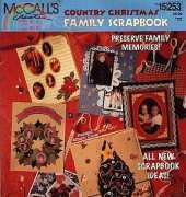 McCalls Creates 15253 Country Christmas Family Scrapbook