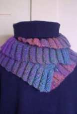 Double Ruffle Collar by Frankie Brown/Frankies Knitted Stuff-Free