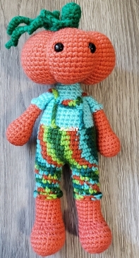 The Crochet Wizzard - Pumpernickel Pumpkin Man - Free