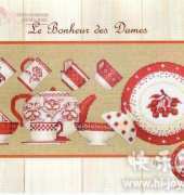 Le Bonheur des Dames BDD 1082 - Vaiselle Rouge