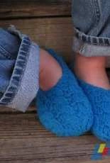 PicnicKnits-Mother Necessity Slippers by Corrina Ferguson