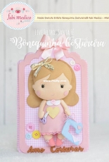 Fabi Medico Ateliê - Seamstress Doll - felt - Portuguese - free