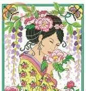 Geisha by Lesley Teare from Cross Stitch Gold 107