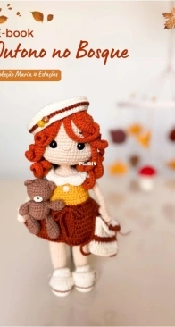 Encantos Crochê - Thaís Alves - Coleção Maria 4 Estações - Maria 4 Seasons Collection - Autumn in the Forest - Ebook Outono no Bosque  - Portuguese