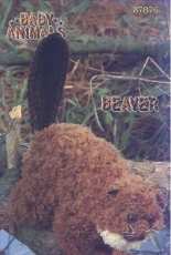 Crochet Annies Attic - Barbara Anderson - Baby Animals - 87B76 - Beaver