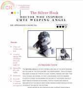 The Silver Hook - Susan Ross - Doctor Who Inspired Cute Weeping Angel Doll