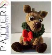 Fiber Doodles - K4TT - Regis the Baby Reindeer