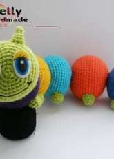 Nelly Handmade - Nelly Shisterova - Caterpillar Rattle - Russian - Free