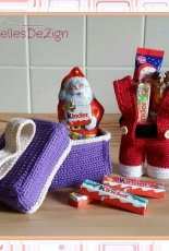 MellesDeZign - Christmas wrapping Nikolaus Trousers and Gift Box - German