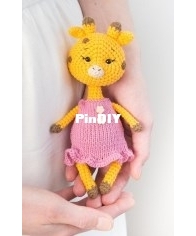 Crochet Toys Basket - Olga Lukoshkina - Ольга Лукошкина - Милая жирафка - Russian