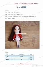 Xu Xias Crochet Corner - N.H.H girl doll - Chinese - Free