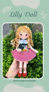 Moonlight Crochet - MoonlightCrochet89 - Nguyet Vu Thi /Nguyệt Vũ Thị - Lilly Doll