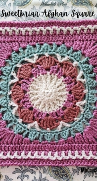Melinda Miller - Sweetbriar Afghan Square - Free