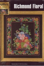 StitchWorld X-Stitch 03-168 - Richmond Floral in PCS.