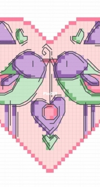 Valentine Birds by Durene Jones - Free