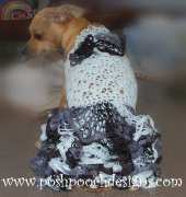 Posh Pooch Designs - Sara Sach - Ruffle Butt Dog Sweater Dress