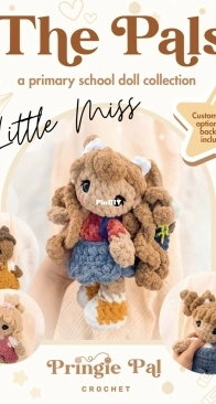 Pringie Pal Crochet - Miranda Pringle - The Pals Primary School Doll Collection Little Miss