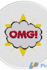 Daily Cross Stitch - OMG