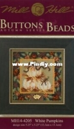 Mill Hill - Buttons & Beads Autumn Series MH14-4205 White Pumpkins XSD