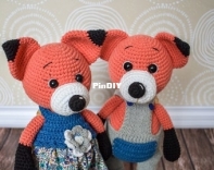 Crochet Friends Lab - Tatyana/Tatiana Kostochenkova  - Little Foxes Julia And Robert