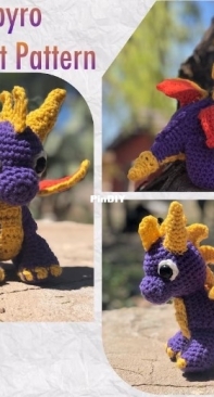 Dipped In Ink Crochet - Sasha N. McElroy - Spyro