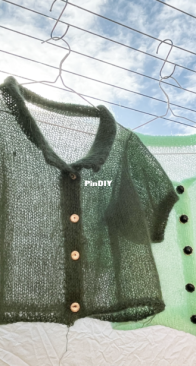 Boxy Cardigan Mohair Edition by Phoebe Peach - FridayKnits