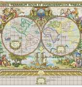 Janlynn 015-0223 - Olde World Map 1861