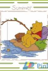 Designer Stitches Pooh Calendar 2006 - Summer