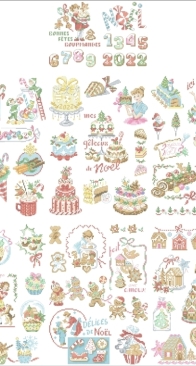 Les Brodeuses Parisiennes LBP - La Grande Histoire des Gourmandises de Noël XSD + PCS