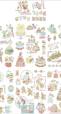 Les Brodeuses Parisiennes LBP - La Grande Histoire des Gourmandises de Noël XSD + PCS