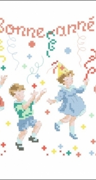 Bonne année et cotillons from Agenda 2021 - Enfance enchantée - by Véronique Enginger XSD + PCS