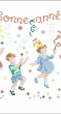 Bonne année et cotillons from Agenda 2021 - Enfance enchantée - by Véronique Enginger XSD + PCS