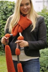 RocknRoll Scarf by Aistė Butkevičienė-Russian-Free