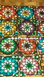 Stained glass afghan